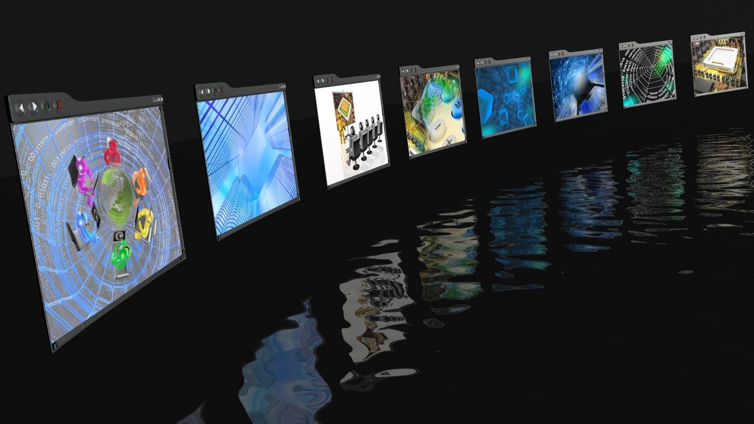 Ejemplo de diseño de página web moderna